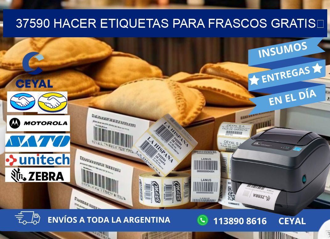 37590 Hacer etiquetas para frascos gratis 